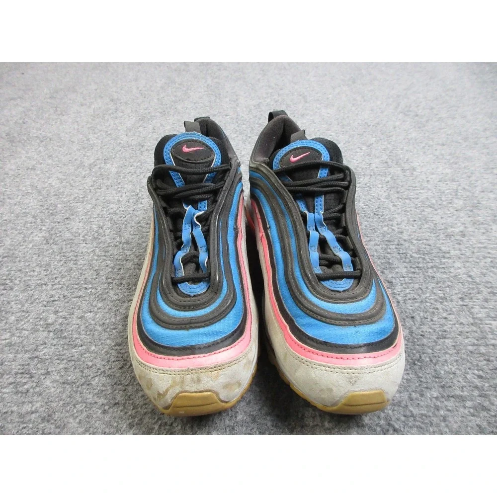 Nike Air‎ Max 97 Shoes Womens Size 8.5 Blue Pink 921522-012 Running Sneakers 7Y